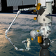 Artist's impression of the European Robotic Arm (ERA), which will be attached to Russia's Nauka (meaning ‘Science’) Multipurpose Laboratory Module (MLM).